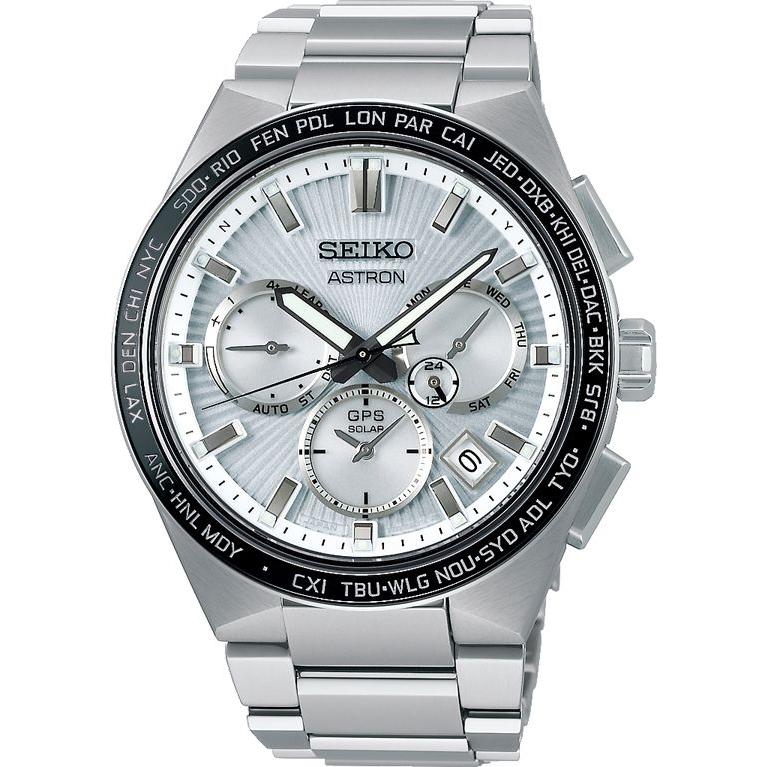 セイコー SEIKO アストロン SBXC117 チタン ネクスター GPS ソーラー電波 限定モデル シルバー メンズ腕時計