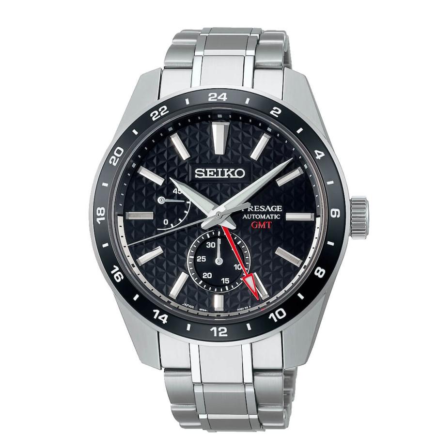 セイコー SEIKO メカニカル SARF005 プレザージュメカニカル GMT メンズ 腕時計