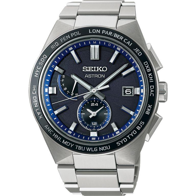 セイコー SEIKO アストロン SBXY051 NEXTER ネクスター 2nd Collection NOVA ソーラー 電波 ワールドタイム ブラック ダイヤル メンズ 腕時計