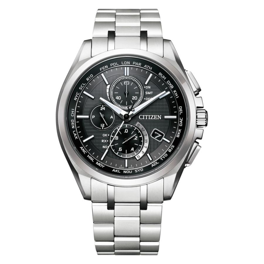 シチズン CITIZEN アテッサ AT8040-57E 電波 ソーラー エコドライブ 電波時計 ダイレクトフライト メンズ 腕時計