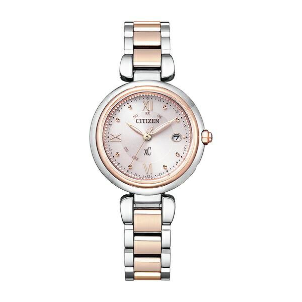 シチズン CITIZEN クロスシー ES9465-50W XC エコドライブ 電波時計 mizu collection レディース腕時計
