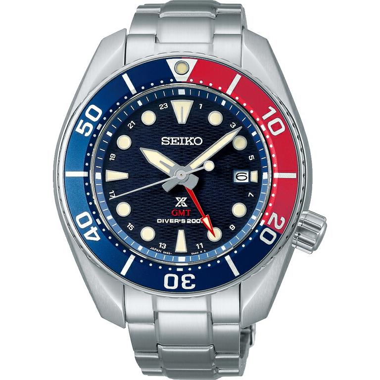 セイコー SEIKO プロスペックス SBPK005 スモウ ソーラー GMT ダイバーズ ブルー メンズ 腕時計
