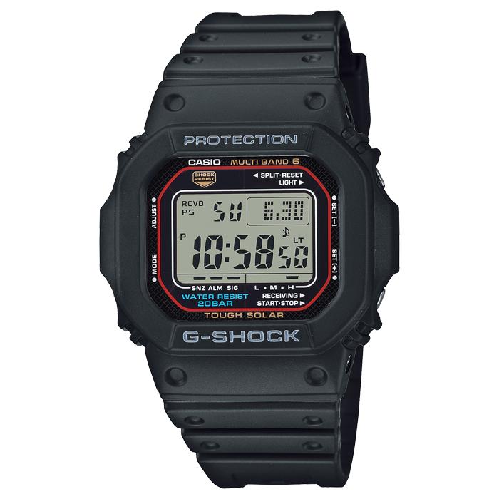 カシオ CASIO Ｇ－ＳＨＯＣＫ GW-M5610U-1JF 5600シリーズ 電波ソーラー デジタル 樹脂バンド ブラック メンズ 腕時計