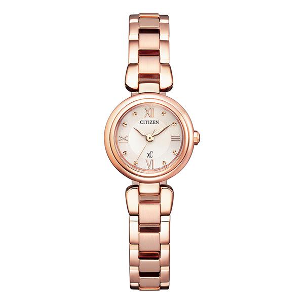シチズン CITIZEN クロスシー EW5572-56W XC ミズコレクション エコドライブ ソーラー アイボリー ピンクゴールド レディース 腕時計