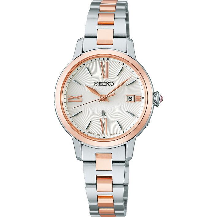 セイコー SEIKO ルキア SSVW206 ソーラー電波 アナログ シルバー ピンクゴールド ブランド レディース 腕時計