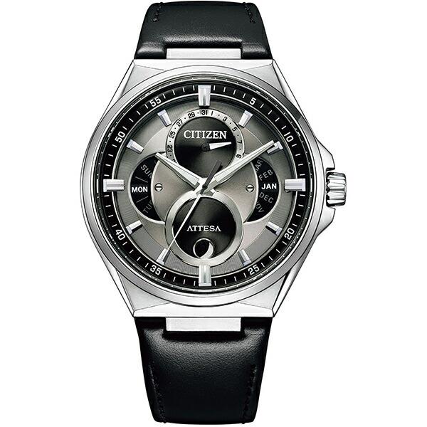 シチズン CITIZEN アテッサ BU0060-09H エコドライブ ソーラートリプルカレンダー ムーンフェイズ ソーラー メンズ 腕時計