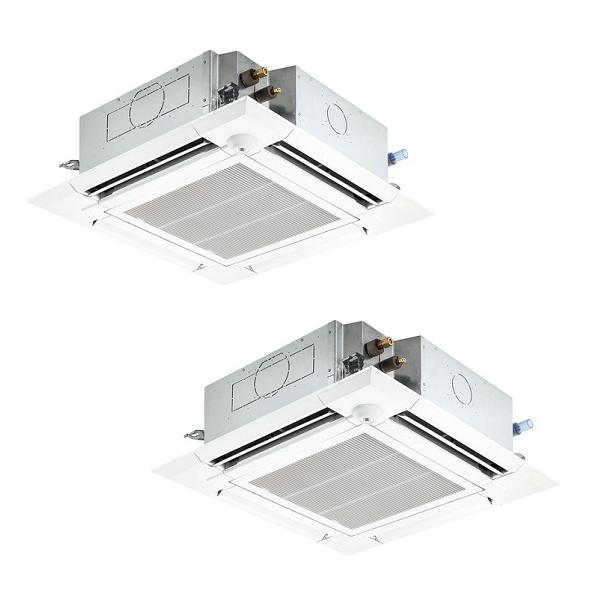 PLZ-ERMP140HE3 5馬力 三相200V ワイヤード シングル 業務用エアコン 三菱電機 天井カセット4方向 i-スクエア スリムER