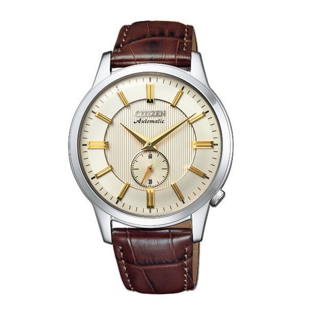 CITIZEN シチズン メカニカル NK5000-12P クラシカルライン スモールセコンド メンズ ブラウン 自動巻き 手巻き 腕時計