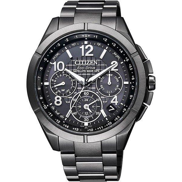 CITIZEN シチズン アテッサ エコ・ドライブ GPS 衛星電波時計 F900 ブラックチタンシリーズ CC9075-52F メンズウォッチ 腕時計