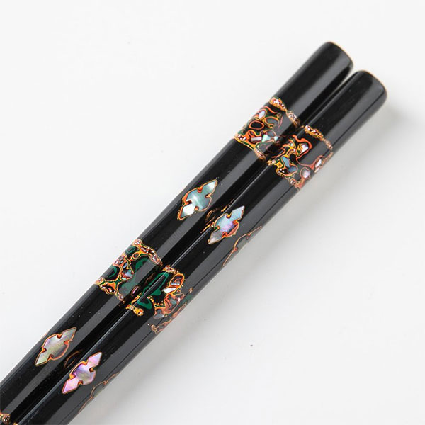 ひらの伊(Hiranoi) 若狭塗箸 うるし星の光 23.5cm 日本製 箸