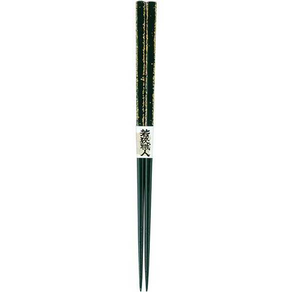 カワイ 和柄の箸 朱雀 濃緑 23cm