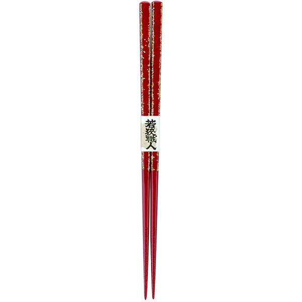 カワイ 和柄の箸 朱雀 赤 21cm