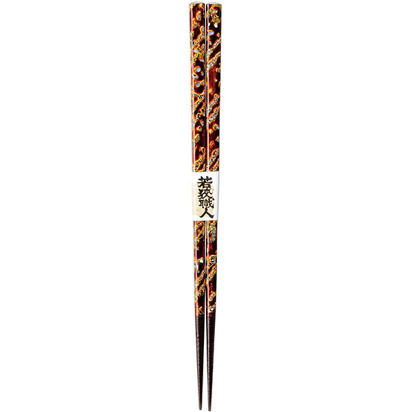 カワイ 若狭塗 元禄 21cm 天然木 オバマ お箸