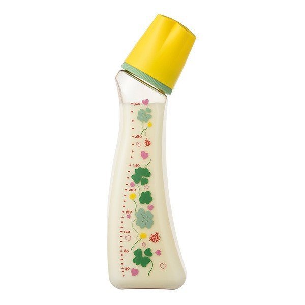 Betta ベッタ ガラス製 哺乳びん ブレイン 日本製 耐熱ガラス GF5-200ml フラワー ほ乳びん 出産準備 ベビー