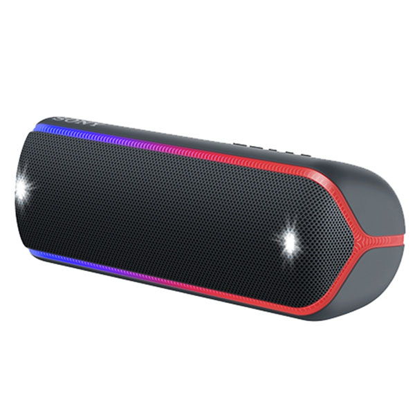 Sony ソニー ワイヤレスポータブルスピーカー SRS-XB32 ブラック 防水/防塵/防錆/Bluetooth/専用スマホアプリ対応 ライティング機